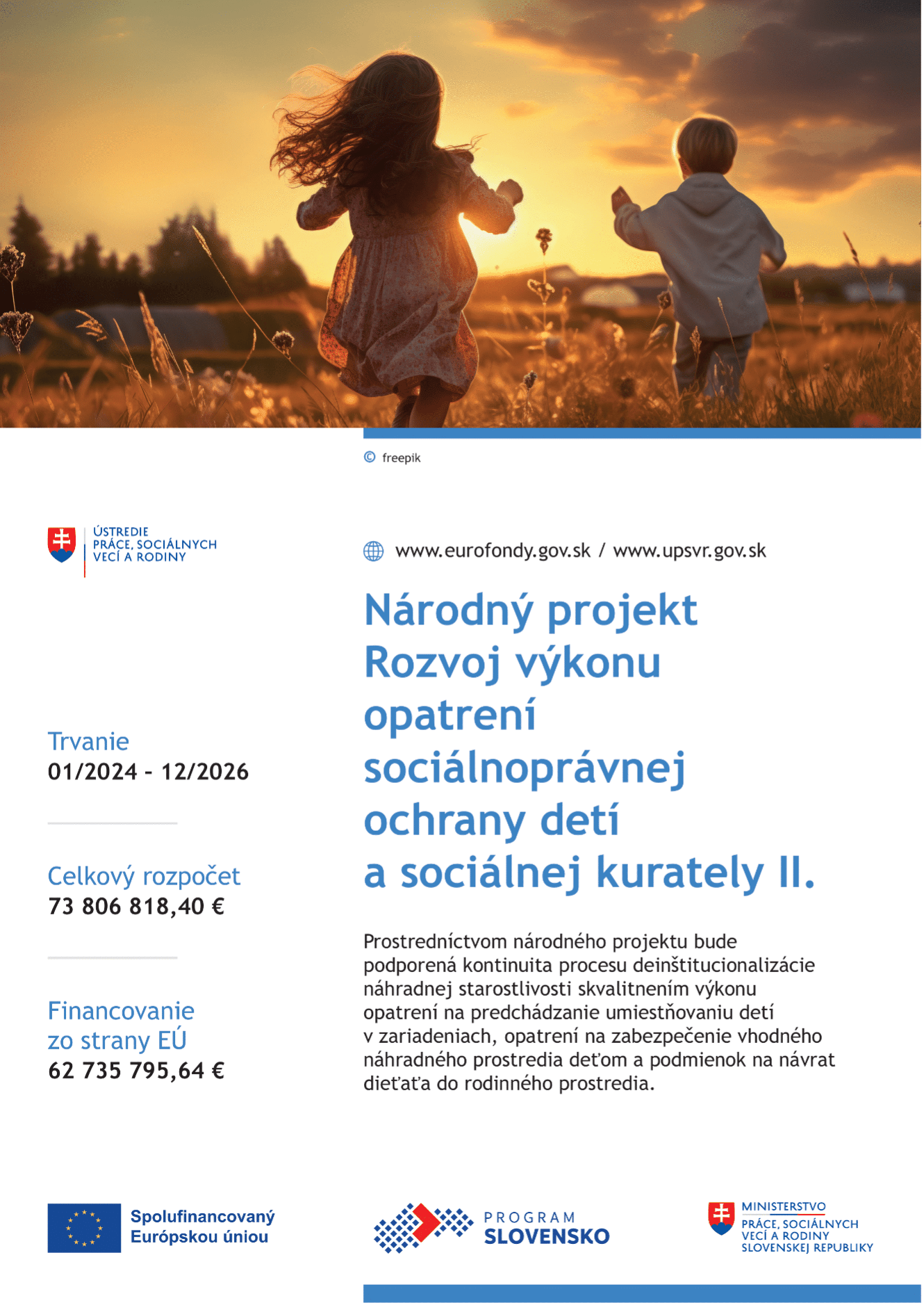 Národný projekt Rozvoj výkonu opatrení SPODaSK II.