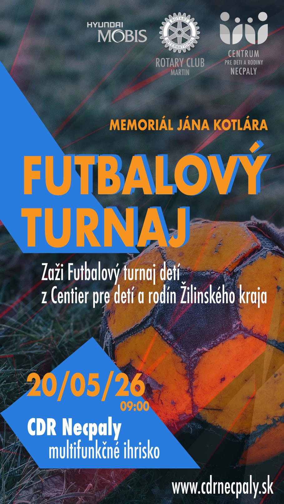 Memoriál Jána Kotlára – futbalový turnaj detí z Centier pre deti a rodiny Žilinského kraja
